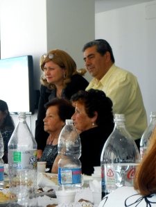 My host parents, Vivi and Jacobo!! One of the ladies sitting down is Jacobo's mom and the other is her sister!