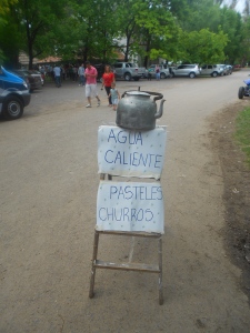 Love this on the road: HOT WATER.  For the Argentina drink, mate (pronounced mah-tay). My brother Sam was obsessed with learning about mate and went home to the states with his own mate cup and the herb itself! A real porteño.